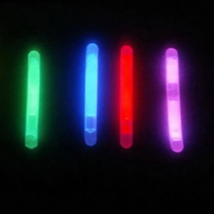 4.5*39mm mini glow stick fishing float powder light stick for fishing 1.5 inch glow stick