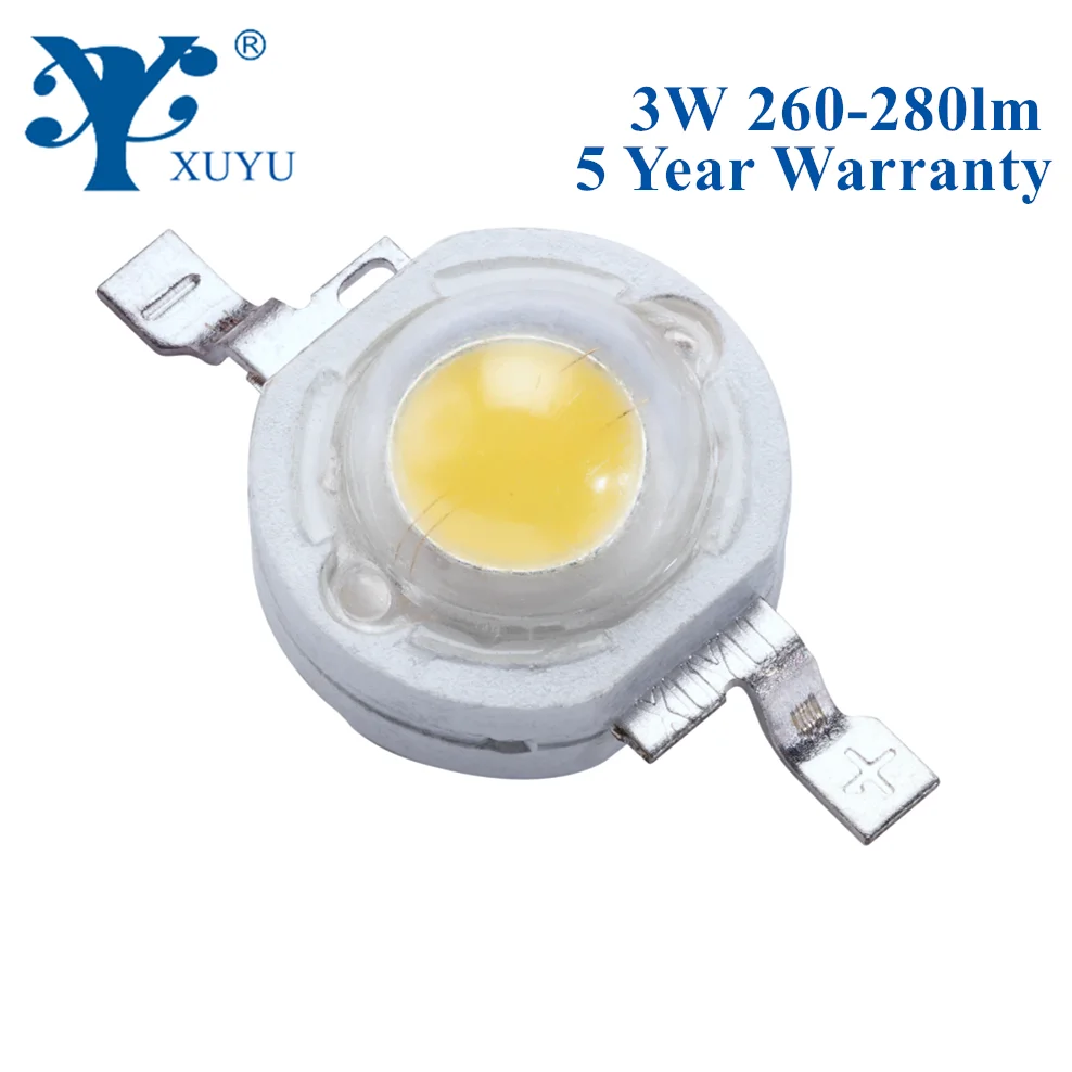 
XY Hot selling 3W Bridgelux 45mil chip white high power led 