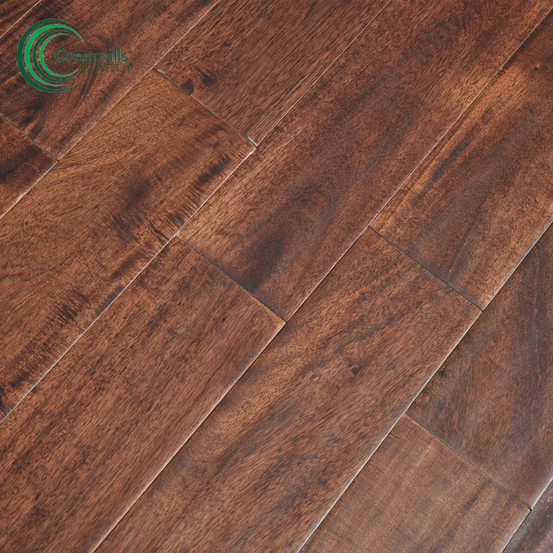 China factory 122mm width acacia hardwood solid wood event flooring