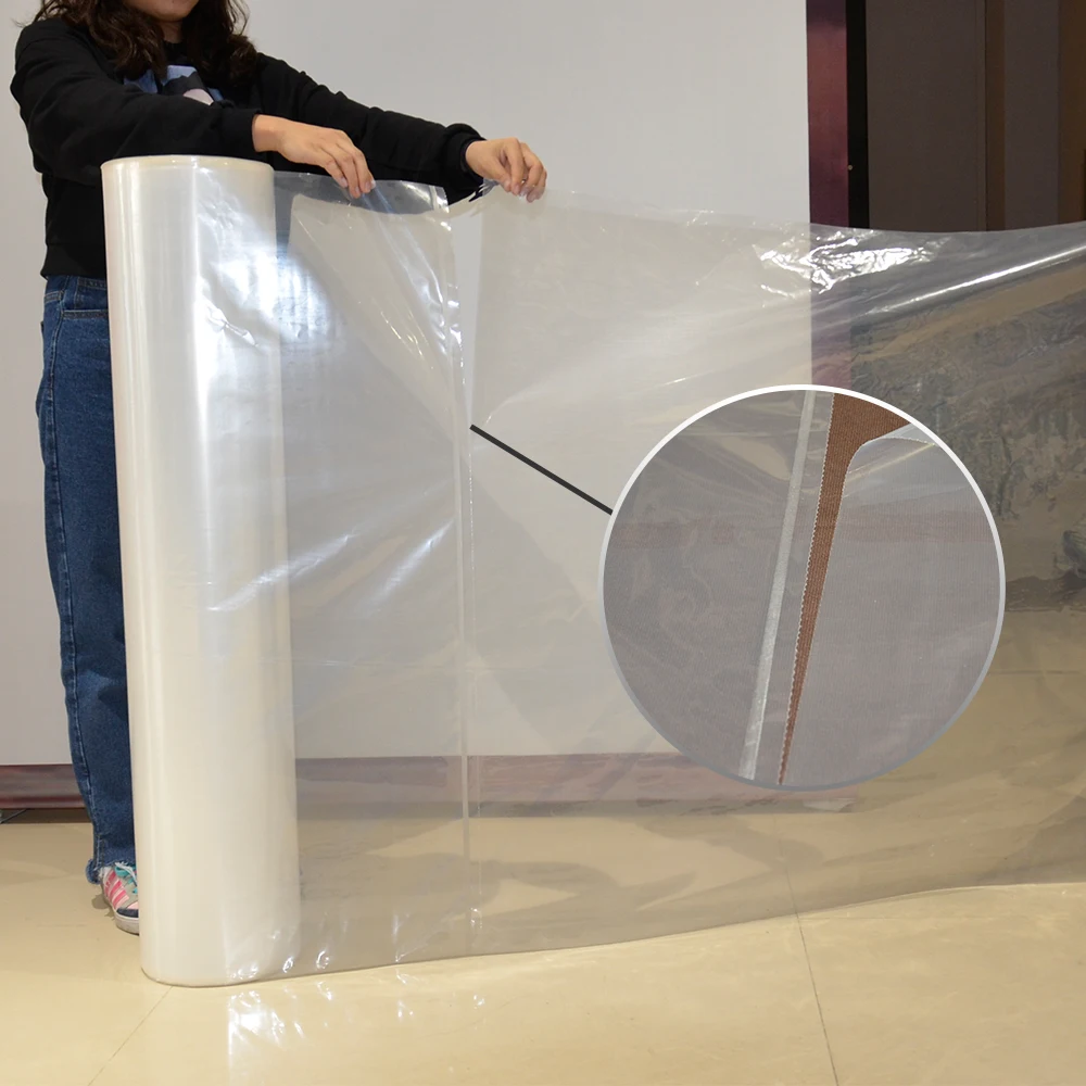 Hdpe plastic bag on roll can print logo for four colors