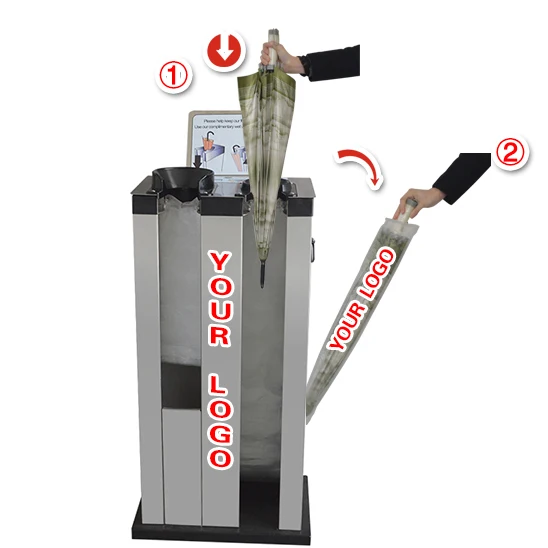 Hotel  cleaning equipment Wet Umbrella Wrapping machine Umbrella Sleeve dispenser