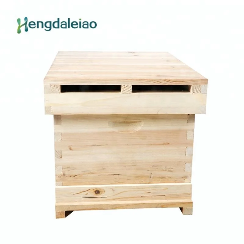Фабрика пчела коробка 7/10/12 кадров улей langstroth