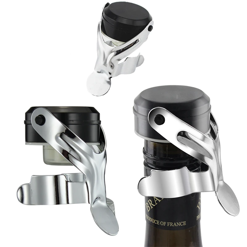 Wholesale cheap promotional stainless steel Sparkling wine stopper