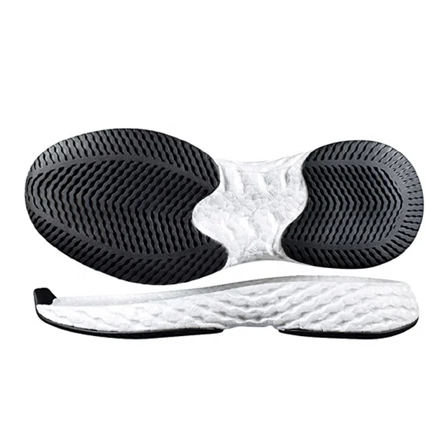 Anti slip shoe outsole thermoplastic rubber sole material running shoe soles
