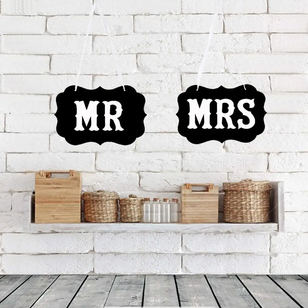  Гирлянда с надписью «Mr & Mrs» баннер реквизит для свадебной вечеринки декоративная фотобудка лентами праздничные