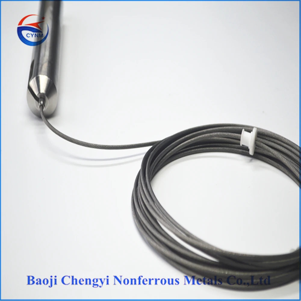 High temperature resistance tungsten wire rope Z-wound