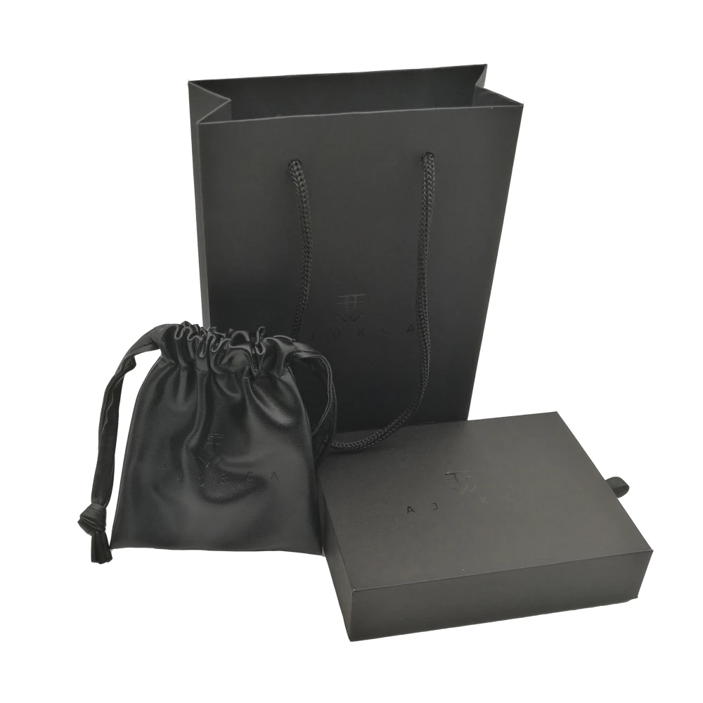 Custom logo luxury ring packaging gift jewelry box