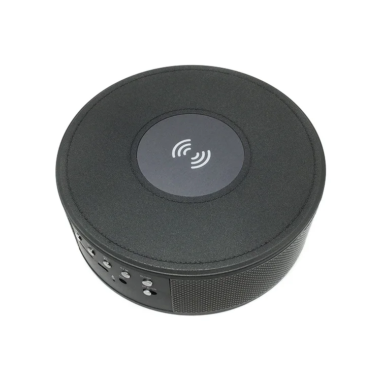 Smart Power Bank Alarm Clock Metal Wireless Charging Portable Buetooth Speaker Speakers