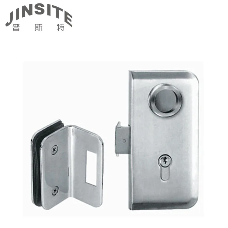 NEW STYLE glass door floor lock push button sliding
