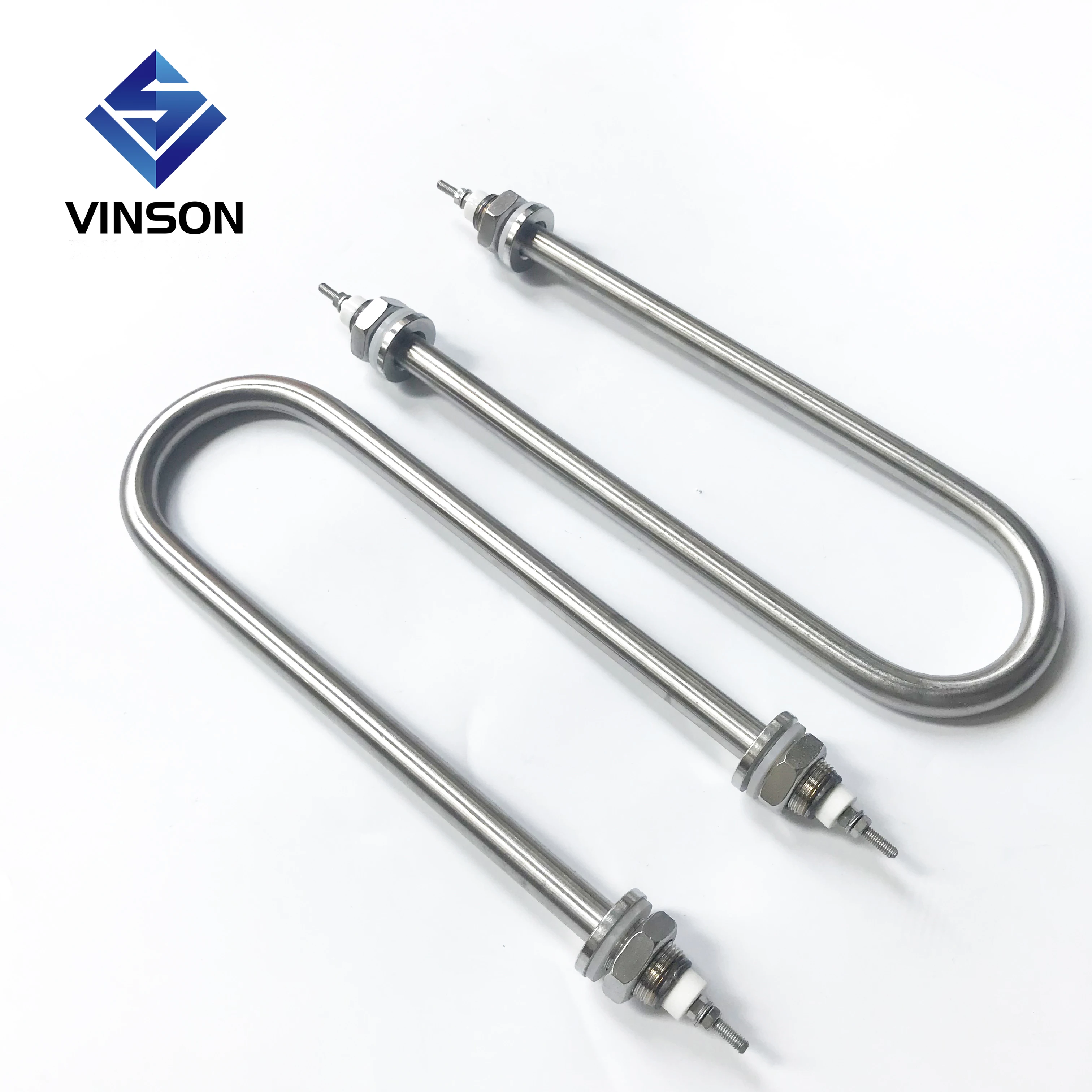 U-образный AC220V 1000 Вт из нержавеющей стали M16 нить Электрический трубчатый нагреватель воды элемент