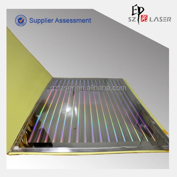 Seamless sand silver column light hologram nickel shim