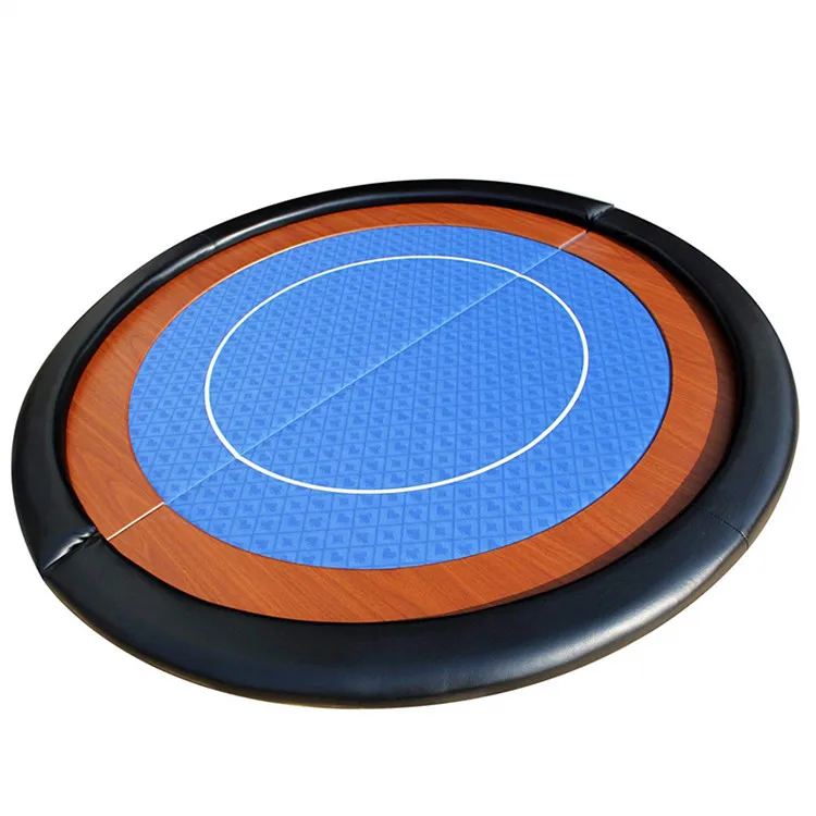 Лидер продаж, складной покерный стол для казино blackjack из круглой кожи и стали