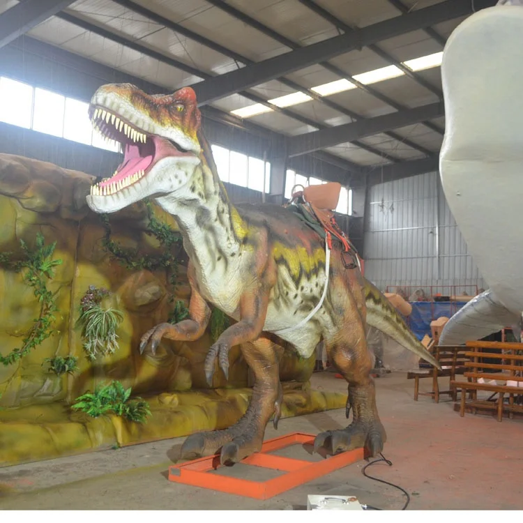 Realistic Animatronic Walking Dinosaur Model For Dinosaur Park