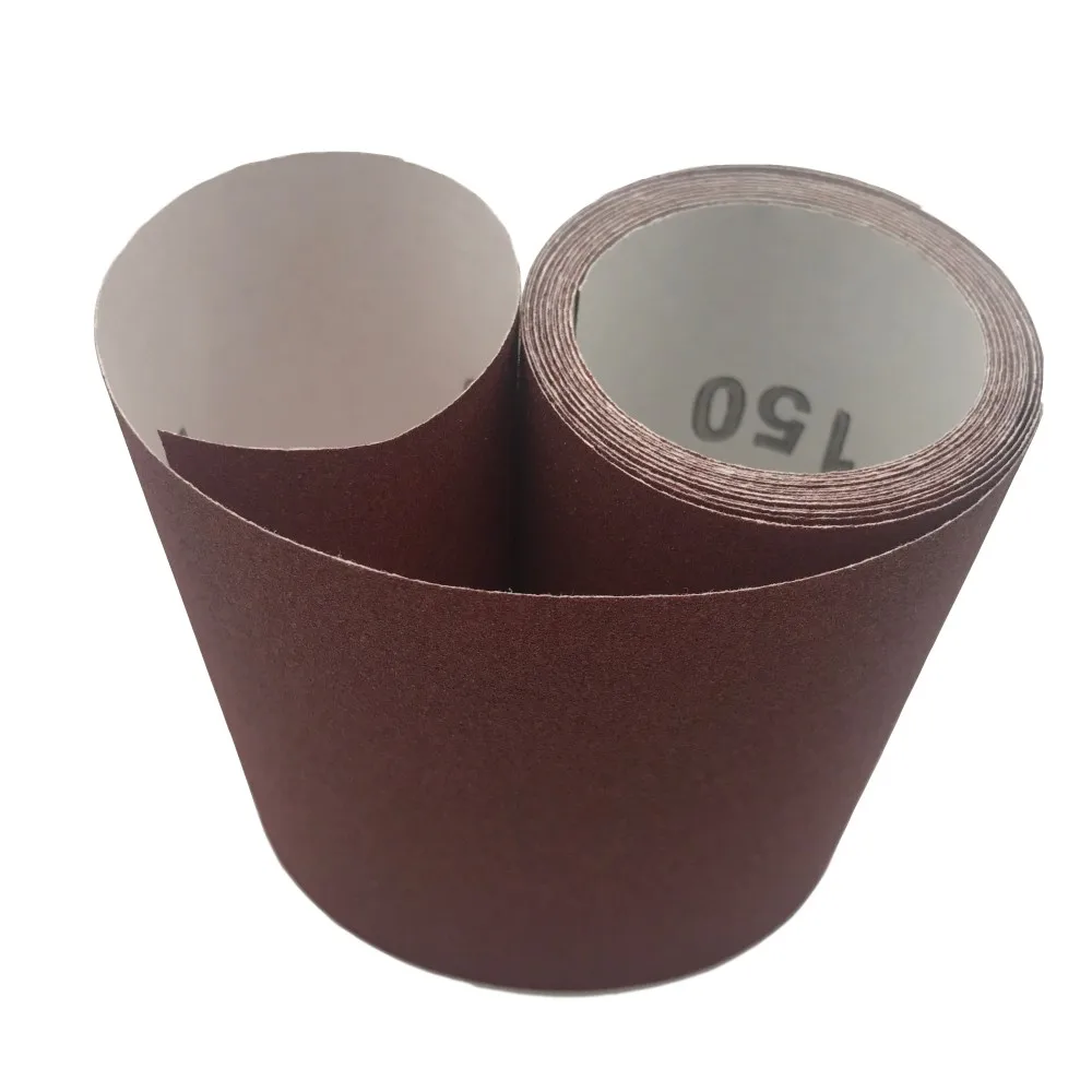 SHARPNESS Power Tool Accessories Red AO Aluminum Oxide Abrasive Dry Sand Paper Jumbo Roll 1.4mx50m for Wood/Dry Wall/DIY Market