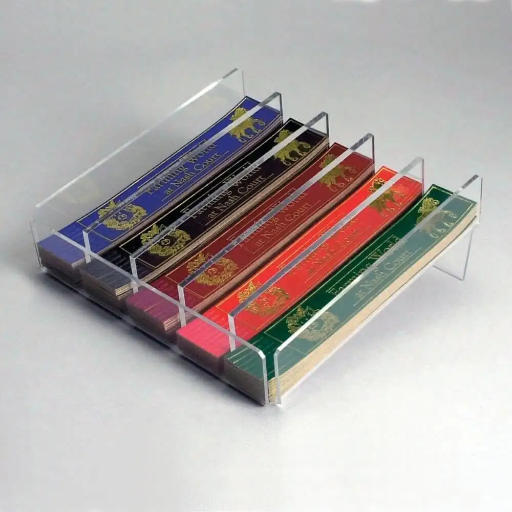 Wholesale Customized Transparent Acrylic Small Bookmark Holder Display Stand