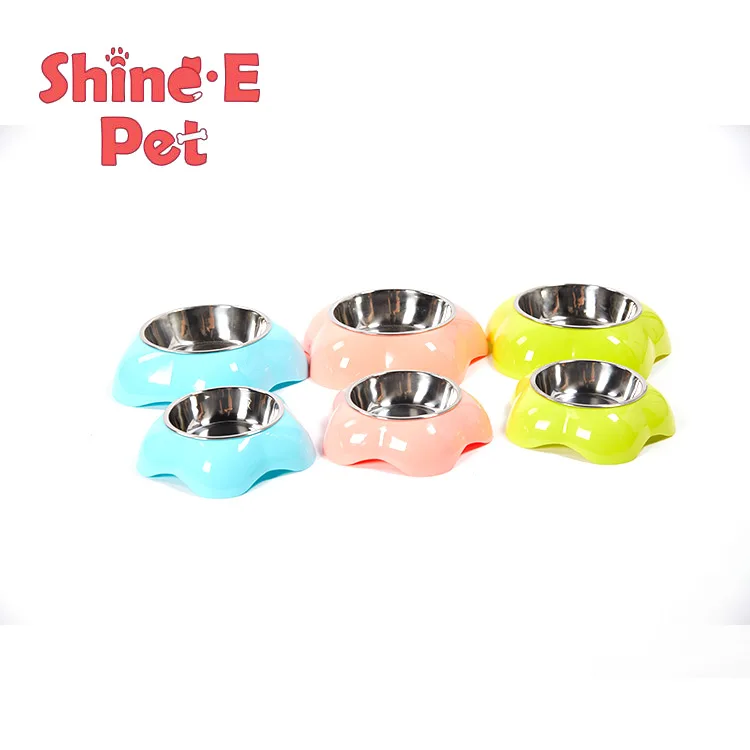 Оптовая продажа ПЭТ Чаша Оптовая нержавеющая сталь собака еда чаша с пользовательским логотипом