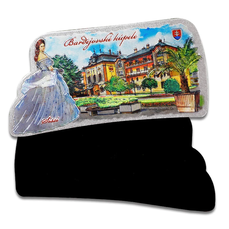 New Products Home Decoration Tourist Norway Gift Hungary 3d Foil Aluminium Fridge Magnet