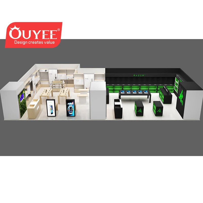 Ecofriendly Electronic Shop Decoration/Shop Interior Design