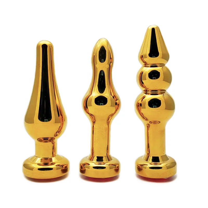 High quality toy sex adult product golden elves anal plug