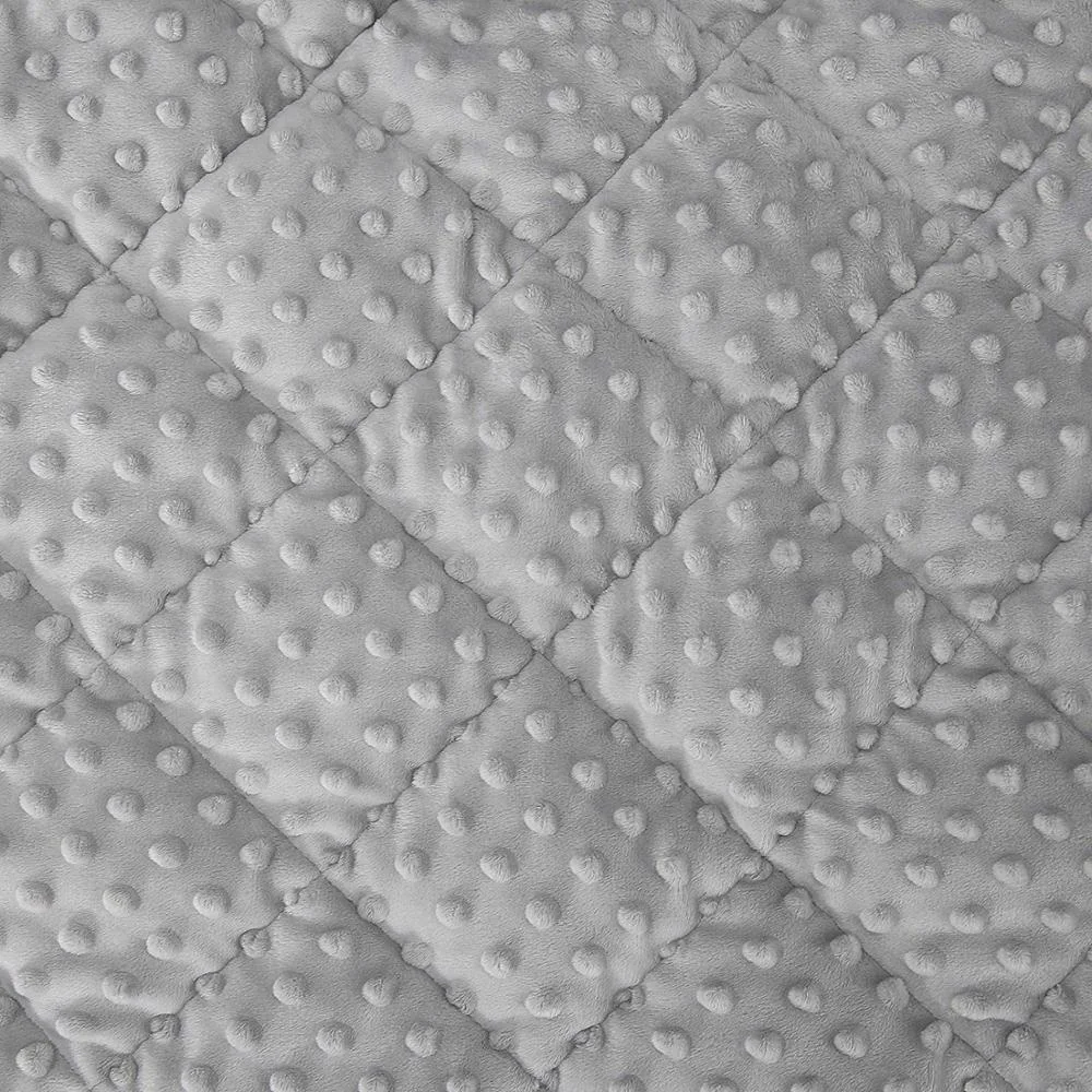 
5lbs 36x48 inch Double Use Baby Weighted Blanket pinky soft Glass beads Sensory Calming Comfort Weighted Blanket for kids gray 