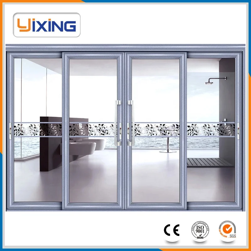 Bullet proof design security casement aluminum door