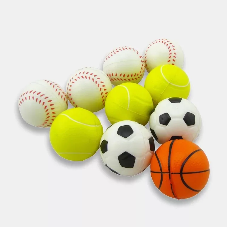 Promotional custom logo PU foam stress relief ball