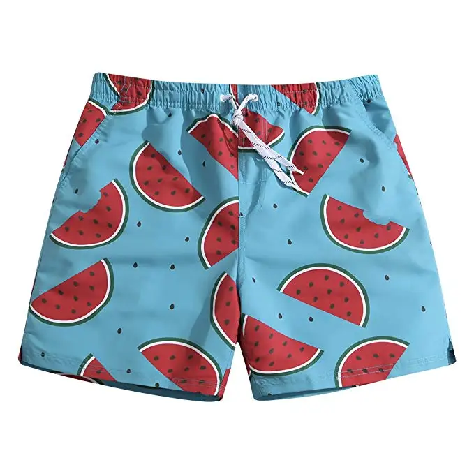 OEM переработанные пляжные шорты, 4 способа, тянущиеся мужские шорты для плавания, бордшорты, пользовательские купальники с сублимационным принтом
