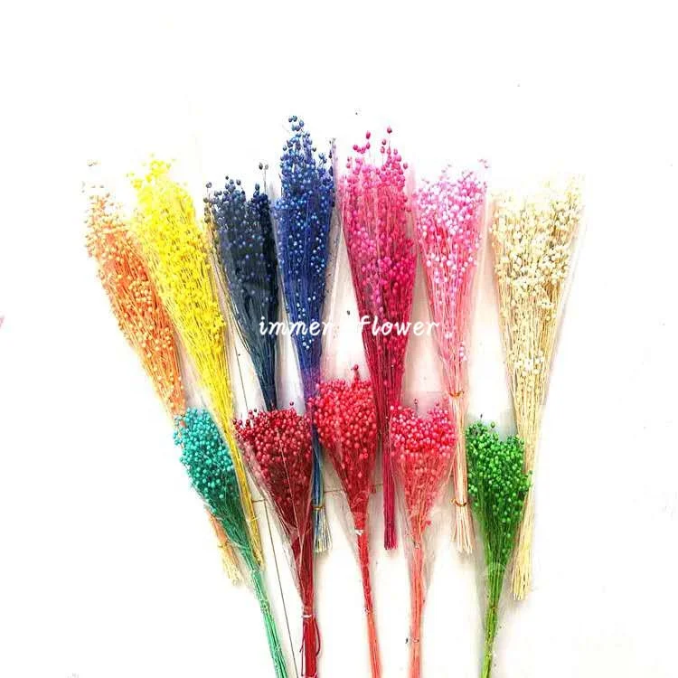 Special Dry Flax for DIY Floral Arrangement Wedding Bouquets