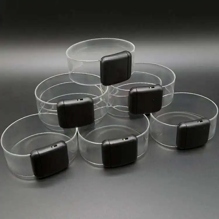 Wholesale Sound Sensor Control  LED Bracelet TPU Wristband Bangle For Party Favors