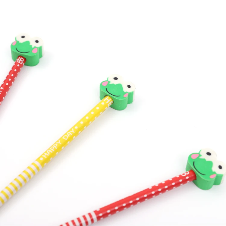 Animal Shape Cute Eraser Pencil Topper as for Kid gift