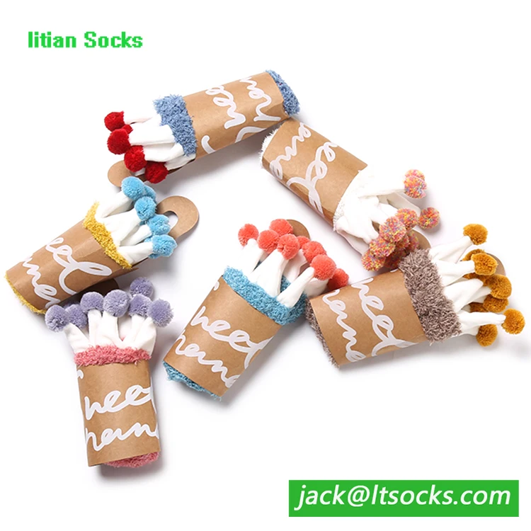 Дамы фантазии Рождество уютные толстые носки красный подарок