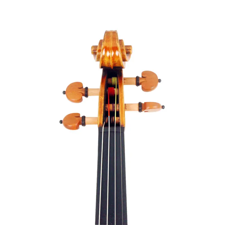 Deluxe Violin  1743 and 100% Handmade Oil Varnish with Foam Case Carbon Fiber Bow