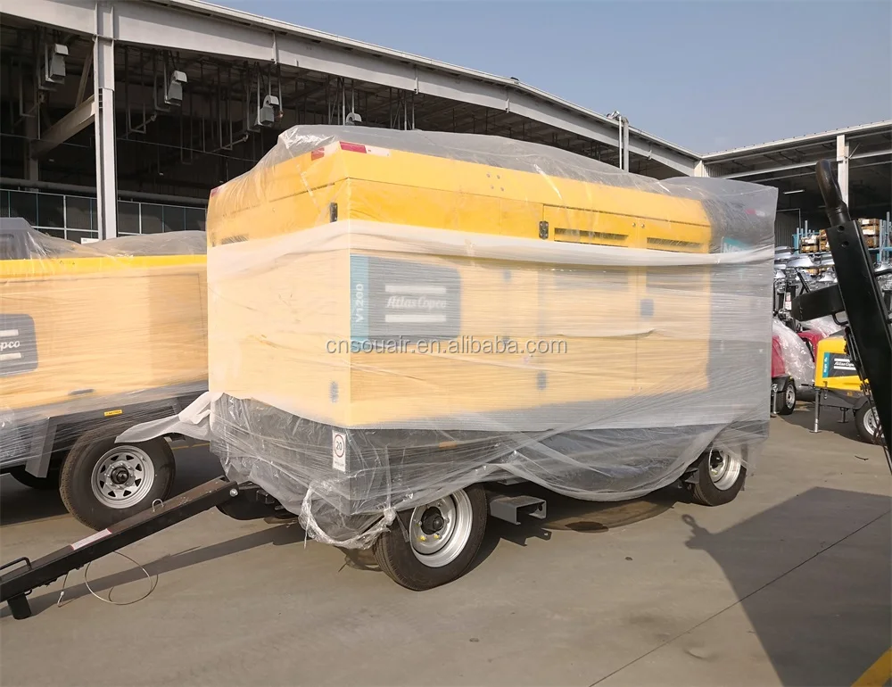 12 bar air compressor atlas copco xahs166c