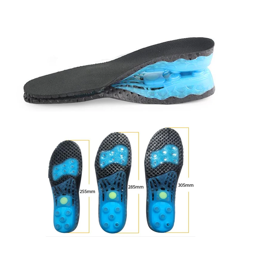 Tpu Gel Shock Absorption Anti-Skid Sports Insole Sweat-Absorbent Breathable Spring Insole Orthopedic Shoe Inserts HA00803