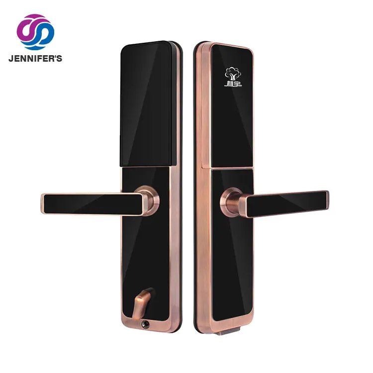 2018 High Security Outdoor Digital Wireless Magnetic Card and Fingerprint Door Locks with Code