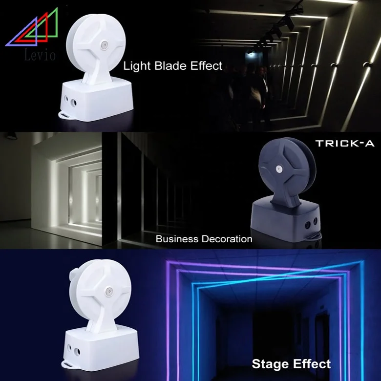 
curtain 360 degree IP65 dmx rgb commercial led window trick light Wall Mounted DMX RGB 360 Degree Graphic Led Window Lamp Trick 