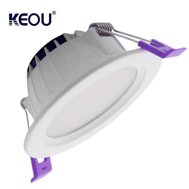 Горячая Распродажа, алюминиевая Встраиваемая потолочная лампа 90 градусов 480 лм smd 6 Вт ip44 PC, Встраиваемый светодиодный потолочный светильник