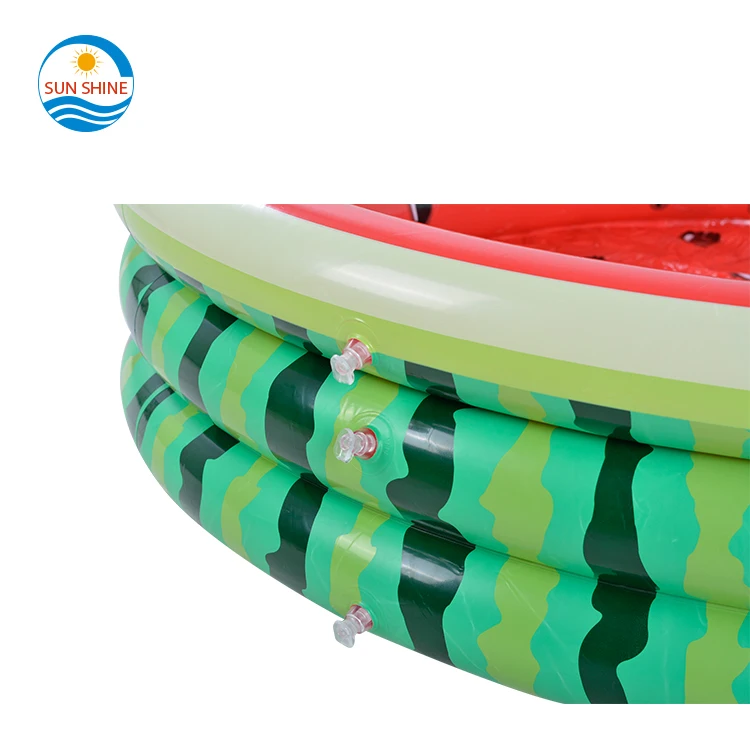 Крытый наружный детский надувной бассейн из ПВХ с 3 кольцами