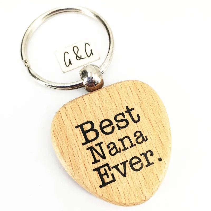 Оптовая продажа с фабрики пользовательские формы деревянный брелок