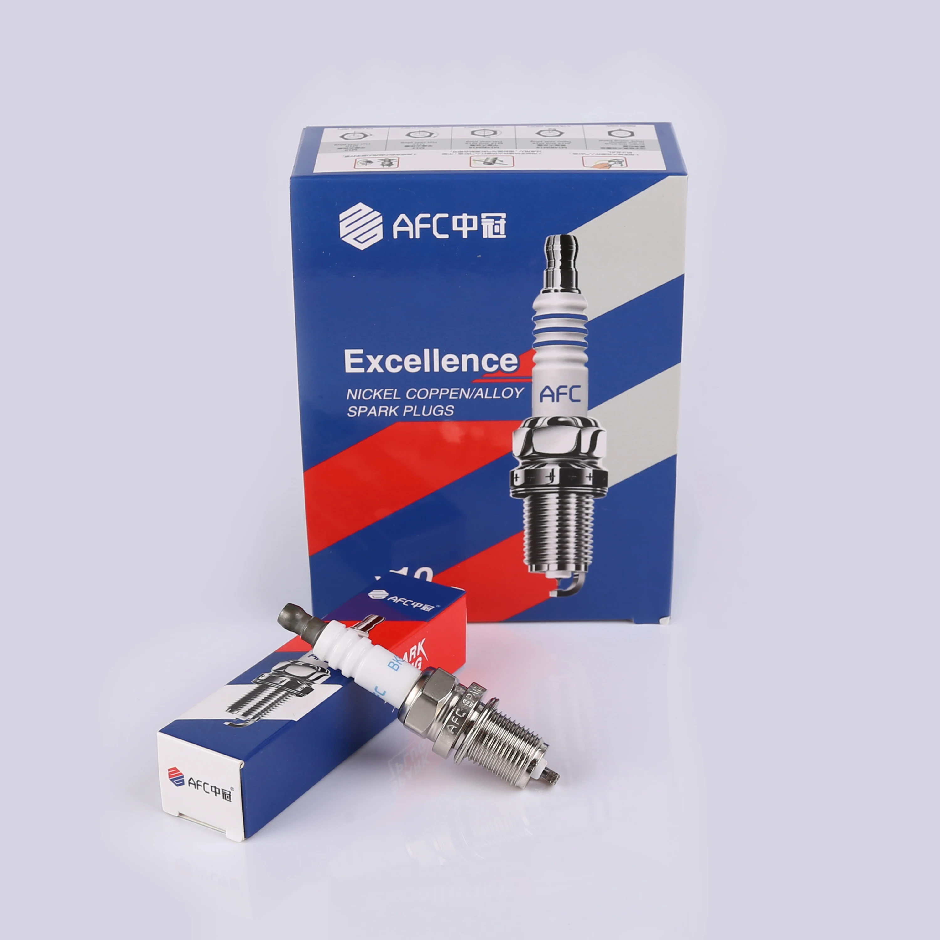 
6953 815GP reference of original AFC package nickel spark plugs BK5RE-11 match for BKR5E/BKR5E-11/BKR5EIX spark lug 