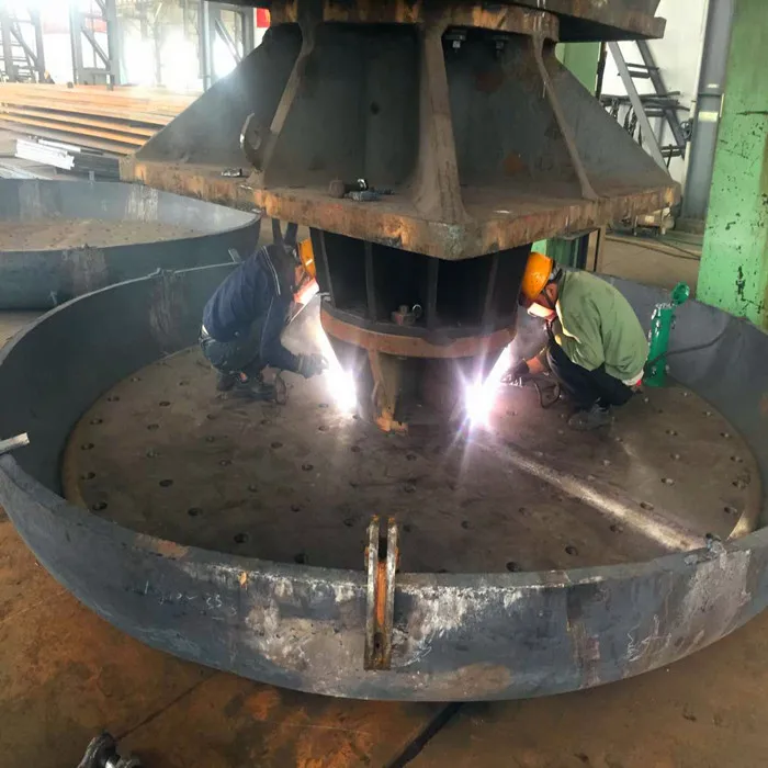 semi 700mm Carbon Steel Half Sphere boiler dished end