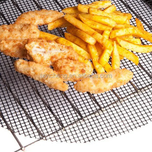 
PTFE Coated Fiberglass Fabric Grill Mesh for Barbecue Grill bbq oven liner 