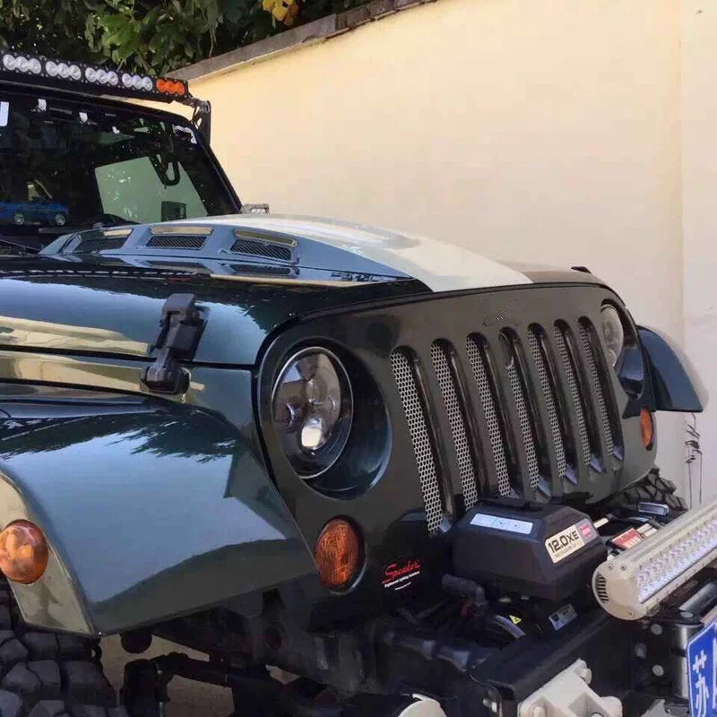 J076 steel engine hoods bonnet for jeep for for wrangler JK 2007-2017