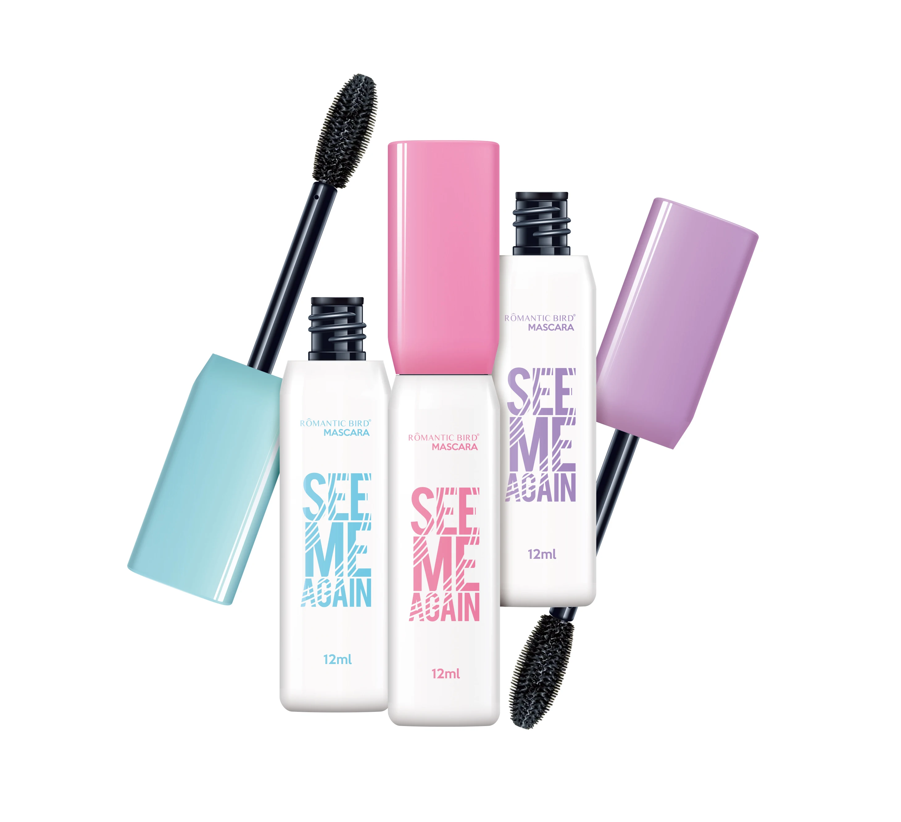 Romantic bird R6593 see me again liquid black mascara