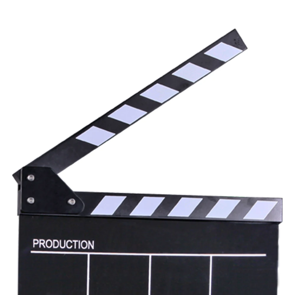 E-IMAGE ECB-01Acrylic Movie Clapboard for sale Studio Director Black Color