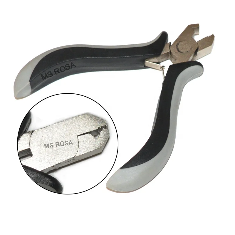 Wholesale Hair Plier 6D Bond Crushing Plier Hair Extension Tool For Nano Ring Hair Extensions