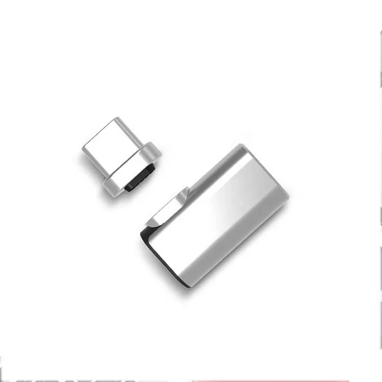 
SUNLINE 2019 Aluminium Alloy 87W 90 Degree Mini Elbow Type C To Type C Fast Charging Usb Magnet Adapter 