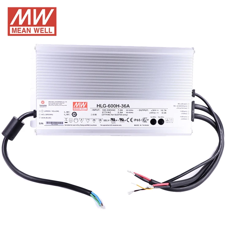 Светодиодная лампа Mean Well HLG-600H-54 600w 54v AC/DC
