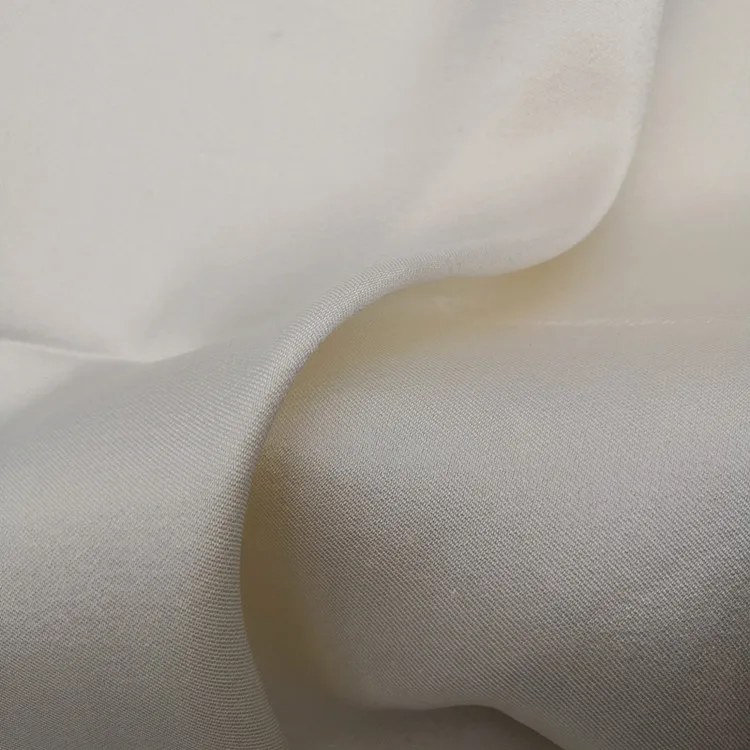 PFD silk wool blend suit fabric 138gsm silk wool blend satin fabric