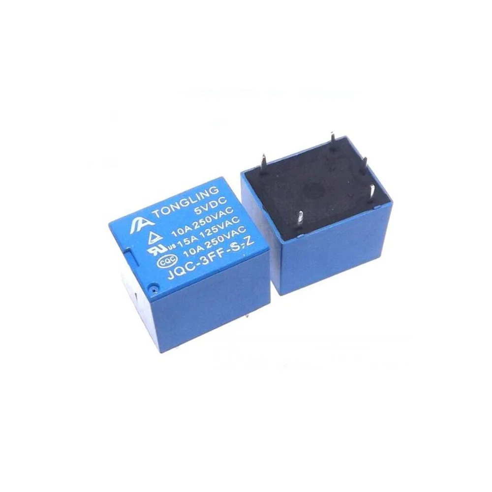 Relay 12V 10A 250VAC JQC-3FF T73 Power Relays New Good Quality Replace SRD-12VDC-SL-C